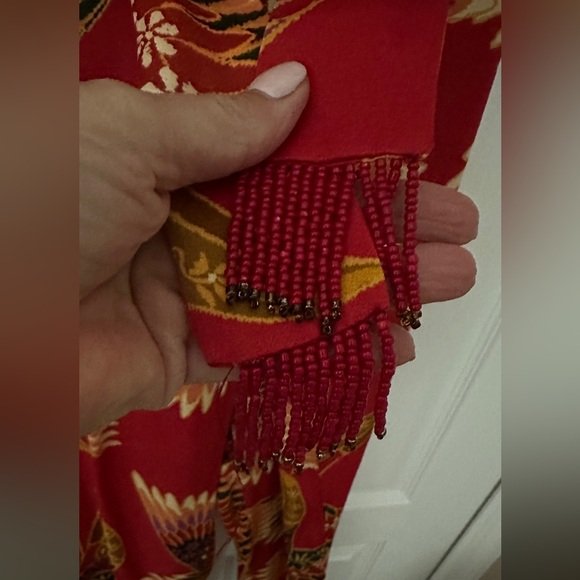 Farm Rio red jumpsuit - Picture 3 of 8